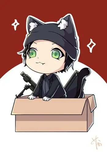 猫猫日#1 喜欢-147 评论-6 赤井秀一 名侦探柯南  feb2018