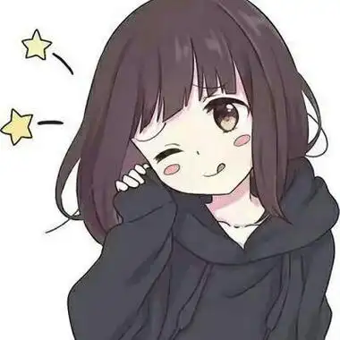 2021超级可爱呆萌的女生闺蜜动漫卡通头像既然难过别装开心