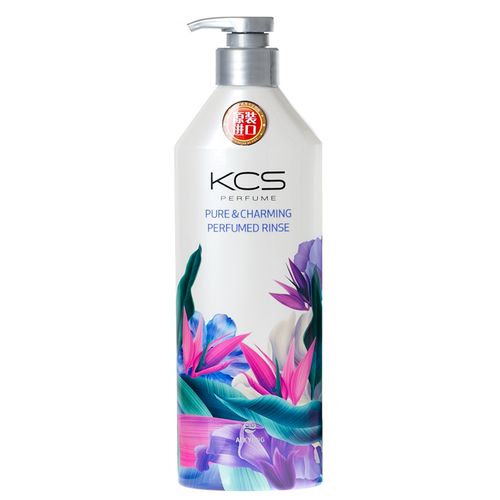 韩国进口 爱敬kcs可希丝花香香水护发素 蓝色 保湿 正品持久留香