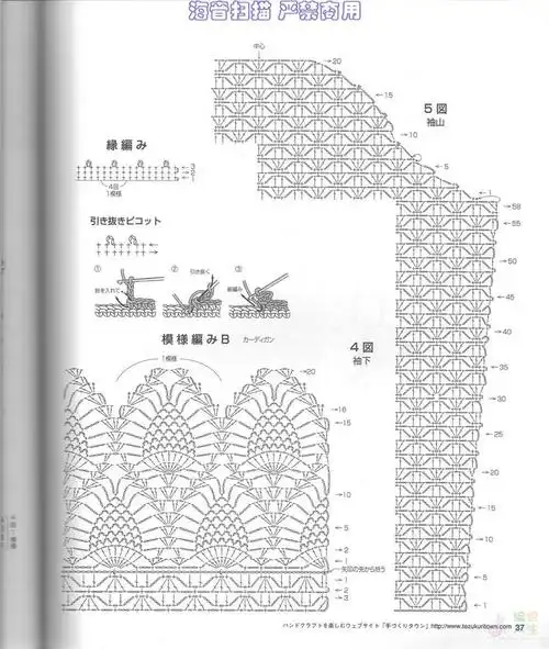 【引用】菠萝花钩衣 (附图解)