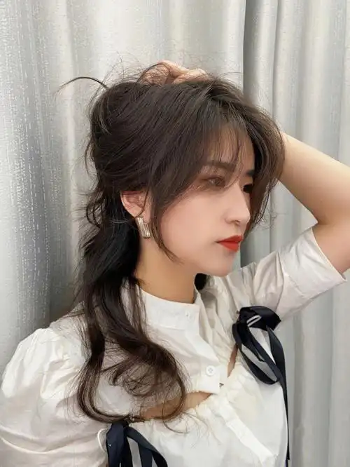 中长发发型日常免打理头发