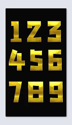 金属阿拉伯数字