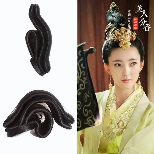 影视封神演义妲己造型假发髻古装妃子飞天髻古代贵妃皇后飞天发髻