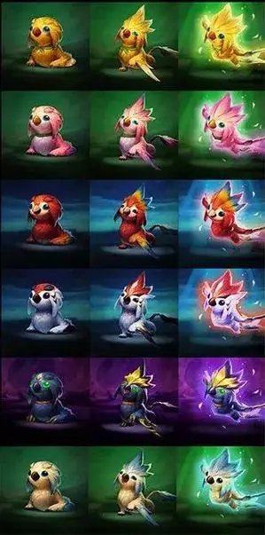 lol:小小英雄统计,4个系列12款小小英雄,要分清楚哟