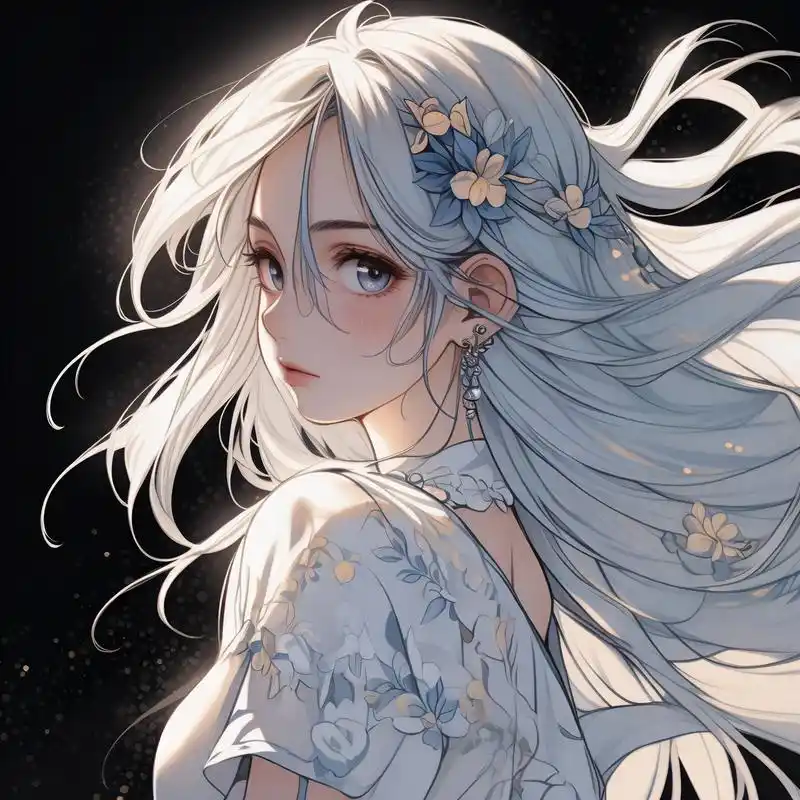 唯美漫画女生头像94气质满满96 唯美又漫画感满满的女生头像来啦!