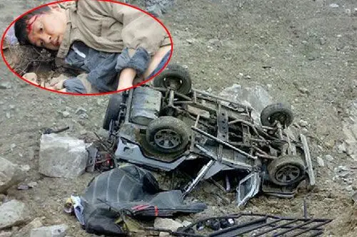 明星车祸现场惨不忍睹