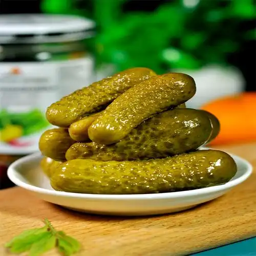 俄罗斯进口越南小酸黄瓜瓜俄正宗腌制即食罐头腌制