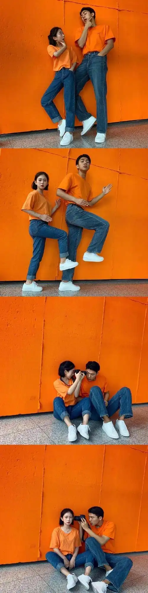 甜蜜又搞怪的情侣合照pose参考_高清图集_新浪网