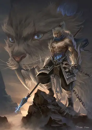 人物|插画|游戏原画|照猫画虎毛腿张 - 原创作品 - 站酷 (zcool)