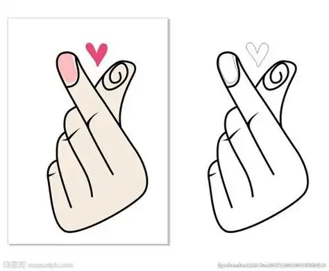 耶手势简笔画 耶手势简笔画q版