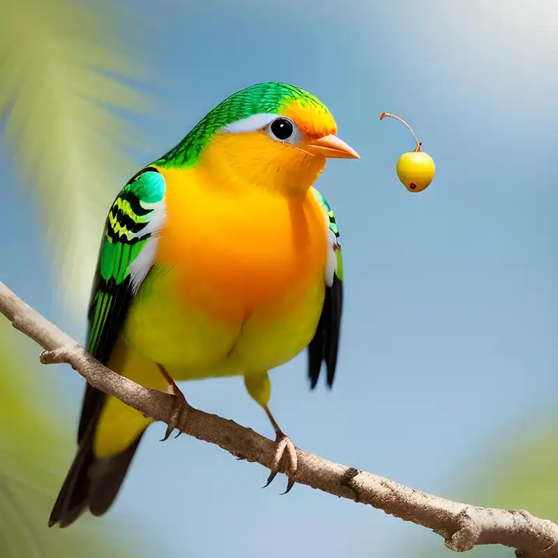 一组站在树枝上的漂亮小鸟图(二)