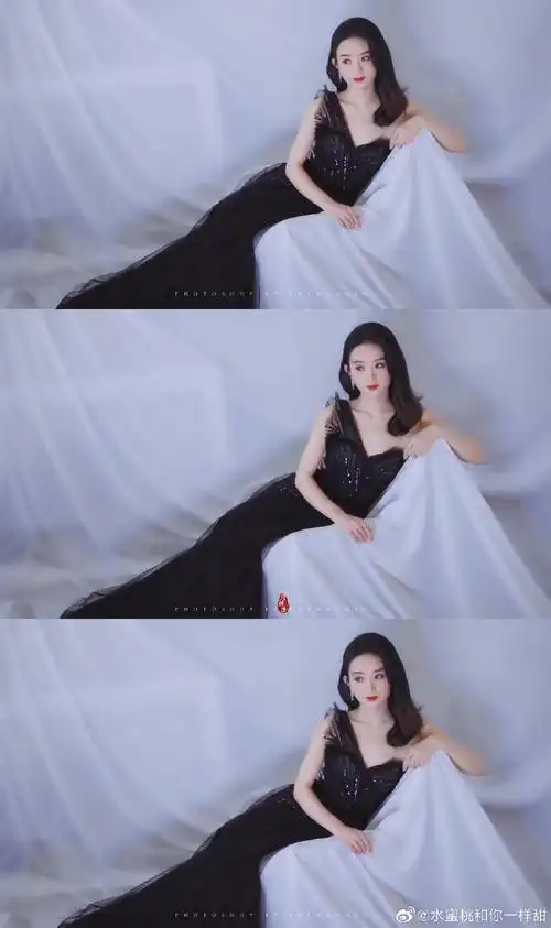 赵丽颖黑天鹅纱裙##赵丽颖微博之夜##陪赵丽颖奔赴每一个十年