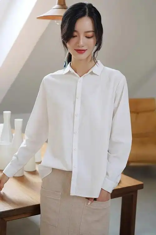 白衬衫,穿的就是气质