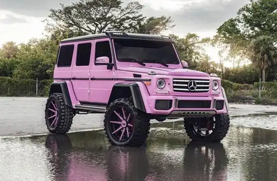 奔驰大g新款粉色
