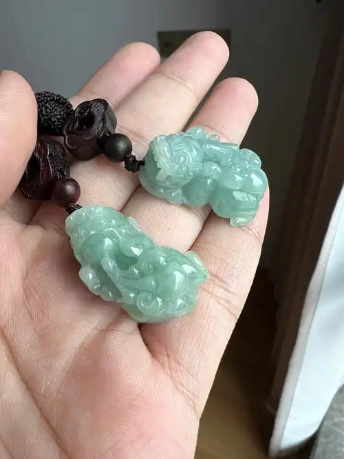 翡翠貔貅天然缅甸a货翡翠