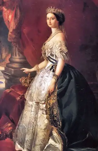 油画欧洲宫廷美人图