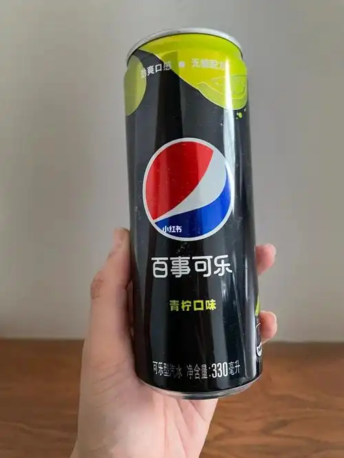 配料表营养成分表百事可乐青柠口味