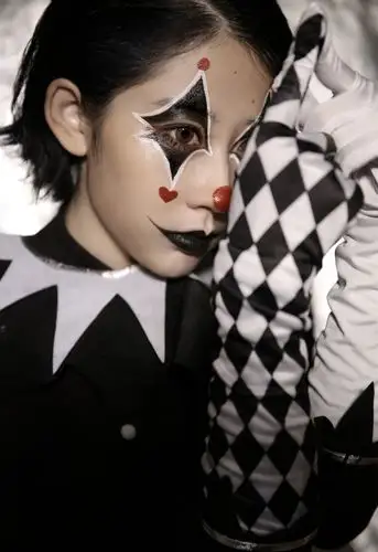 万圣节美女鬼魅小丑妆容性感写真