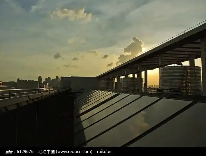学校的天台摄影
