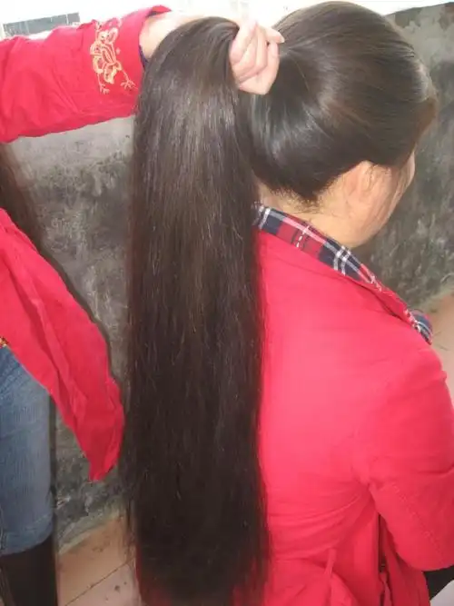 发蜡经典作品回顾9陈女士丰厚长发剪发