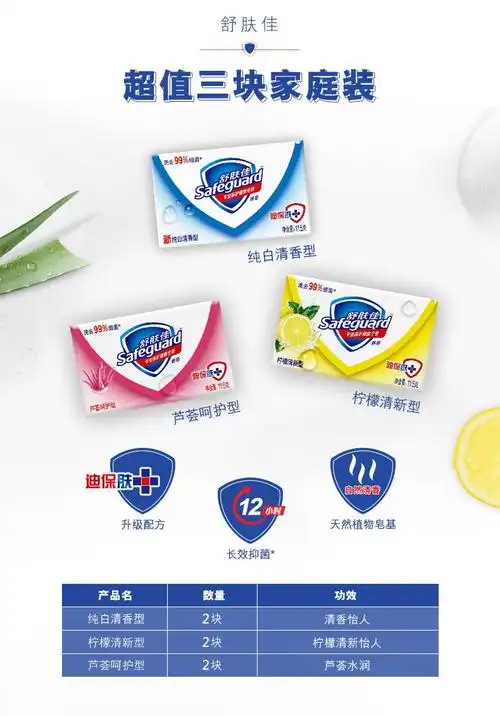 舒肤佳香皂正宗纯白经典男女士身体清洁留香家用装108g纯白12块