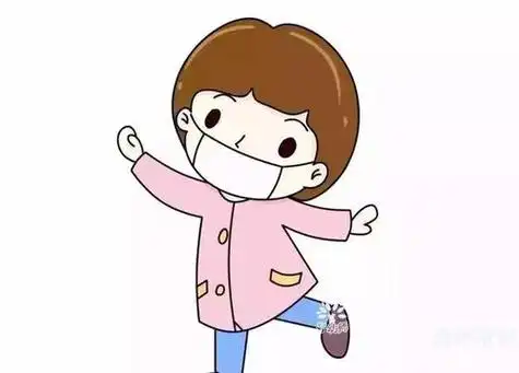 给卡通人物戴口罩简笔画