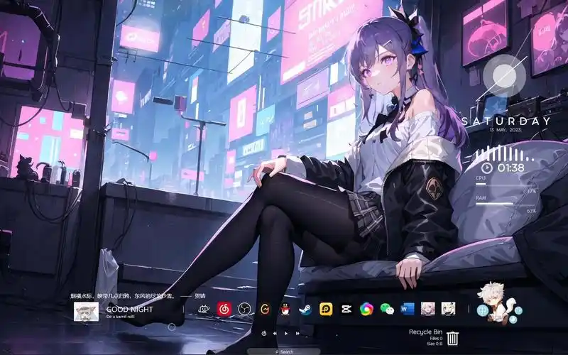 【4k】高质量二次元动态壁纸推荐 #89 丨 4k 60fps 动漫 游戏 【wall