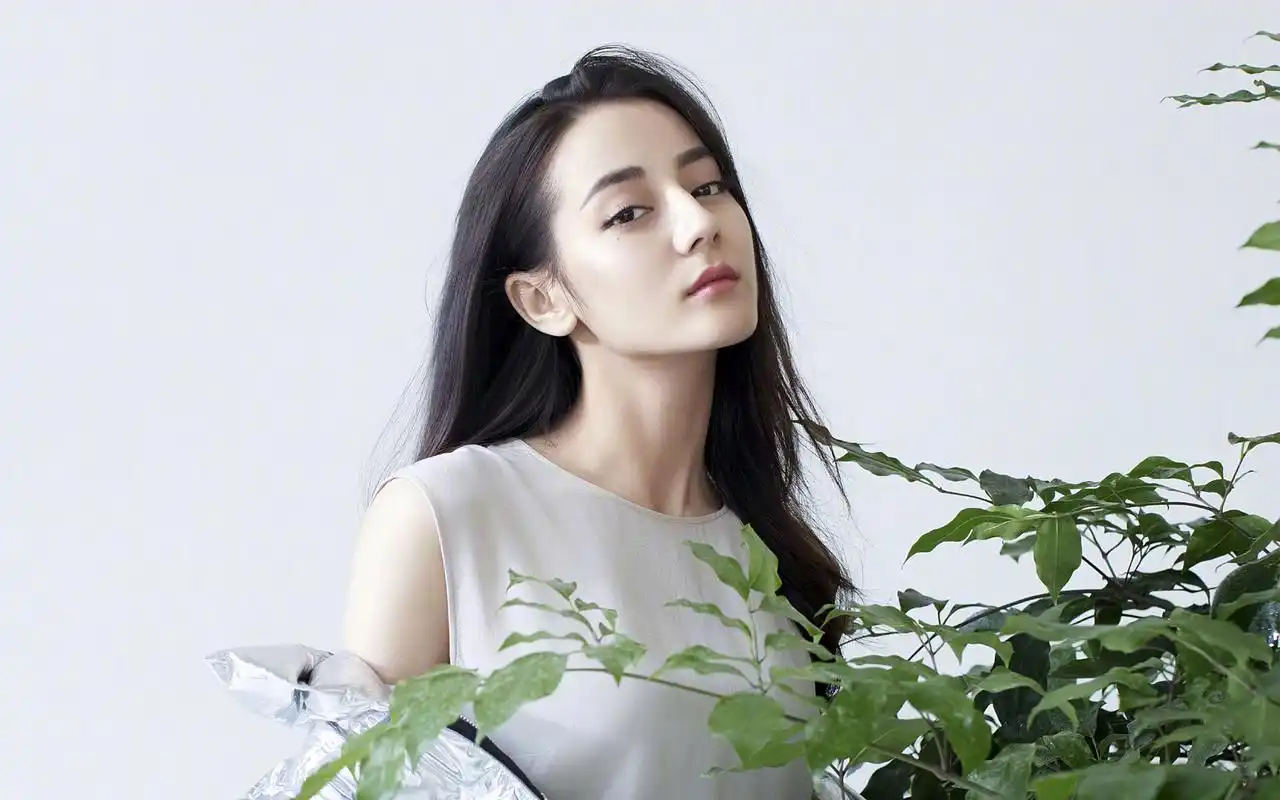 最新迪丽热巴时尚壁纸_清新时尚的美胖迪