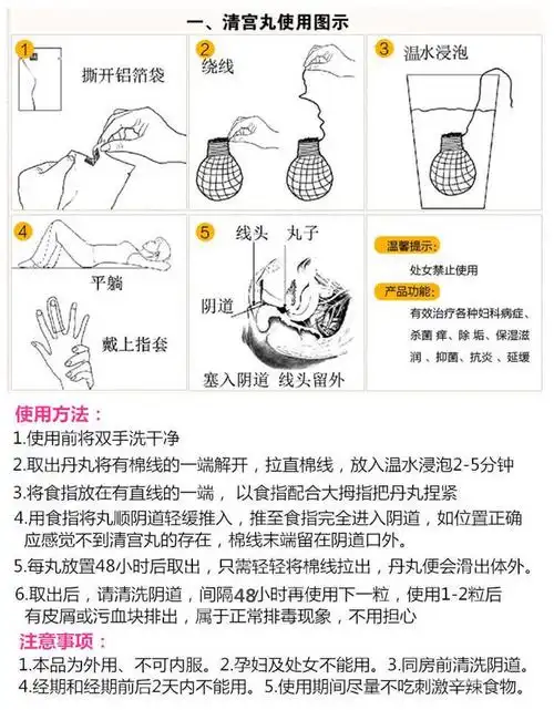 排宫毒清宫丸拉线正品保宁棒女郎私密护理散装私处粉嫩紧致片妇科