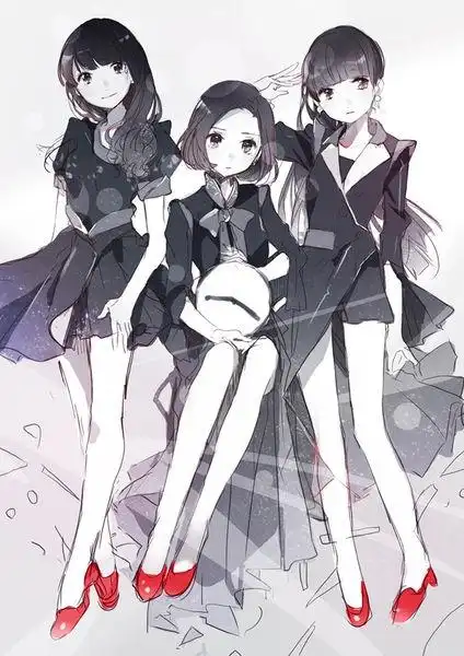 三个人的闺蜜照片