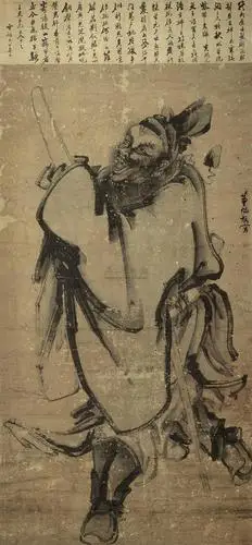 1395钟馗像立轴纸本