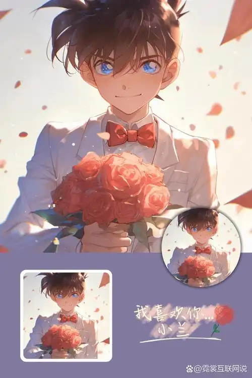 新一79小兰情侣头像·壁纸‖90婚礼特辑  喜欢99新兰cp的过来