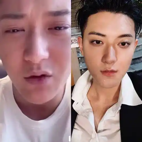 黄子韬素颜直播否认和徐艺洋的恋情真实颜值劝退网友