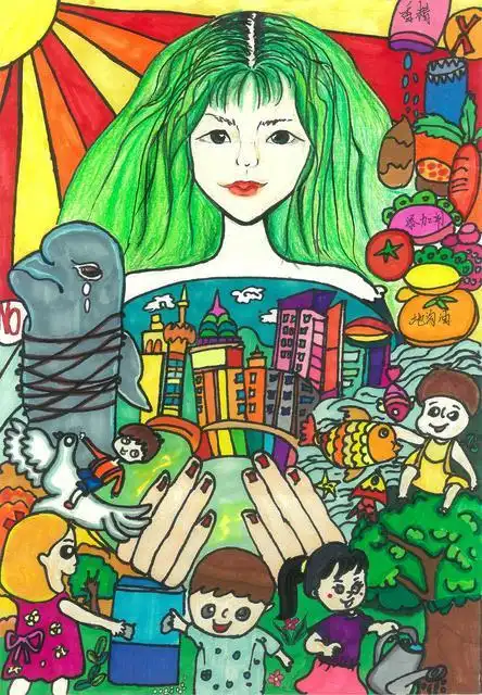 "彩云杯"中小学生绘画比赛·小学组三等奖获奖作品展示(3)