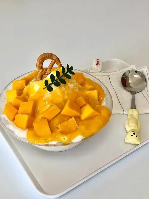 超简单的芒果酸奶刨冰75要不要一起吃71