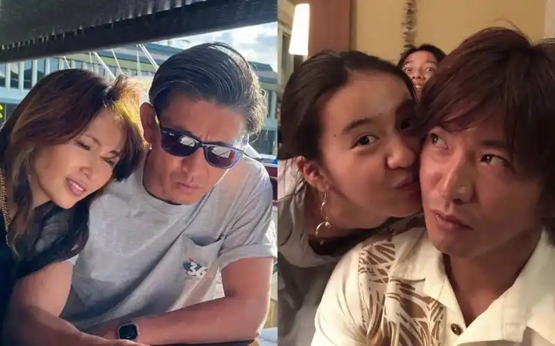 木村拓哉与妻子工藤静香罕见恩爱同框,两人十指紧扣,力破离婚传闻