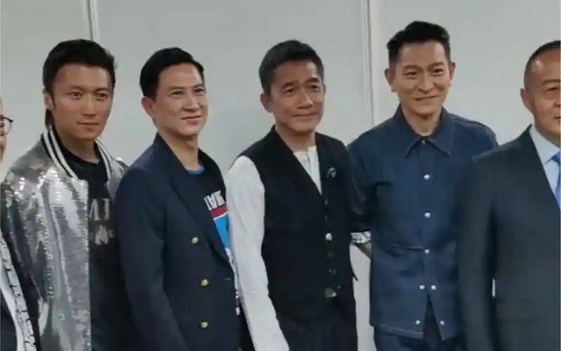 谢霆锋张家辉梁朝伟刘德华成龙张学友合影