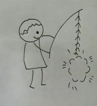 学画简笔画,调皮的小女孩简单画 可爱的小孩的画法