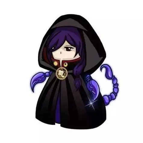 天蝎座男孩黑暗头像