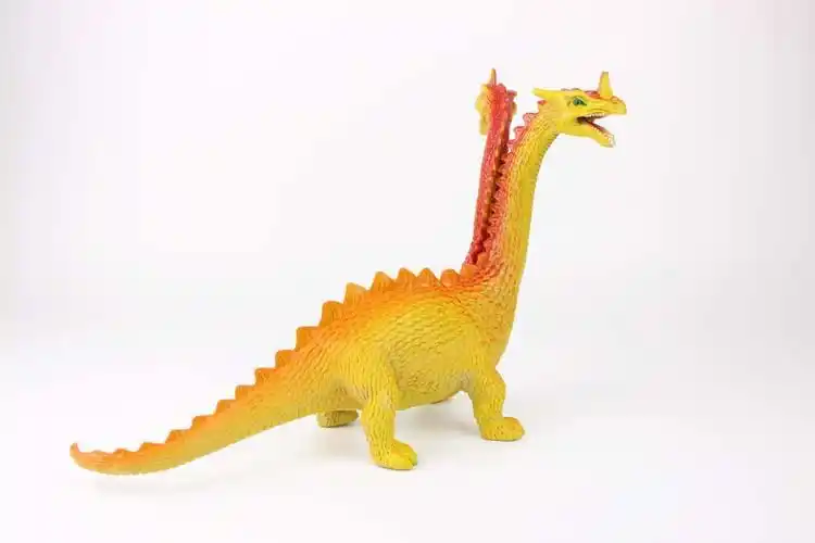双头恐龙模型玩具 软胶发声怪兽仿真恐龙模型摆件礼物双头龙