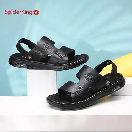 蜘蛛王男士凉鞋