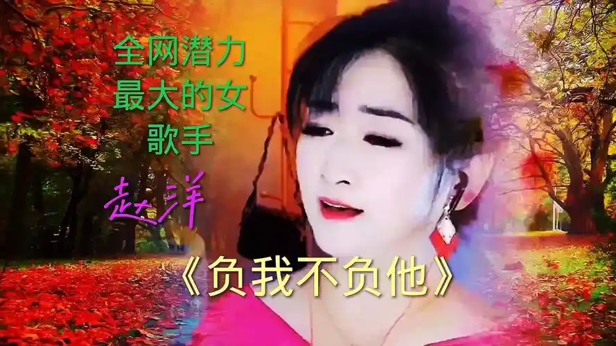 网络热歌,赵洋演唱的巜负我不负他》,伤感情歌