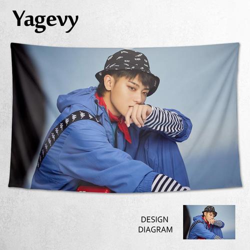 tao韬韬黄子韬粉丝应援周边定制写真装饰海报背景布挂布墙布挂毯