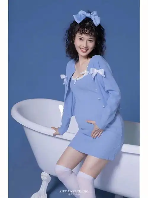 【谢代子的棚/客片展示】孕妈照最佳的拍摄时机是在怀孕26～30周左右