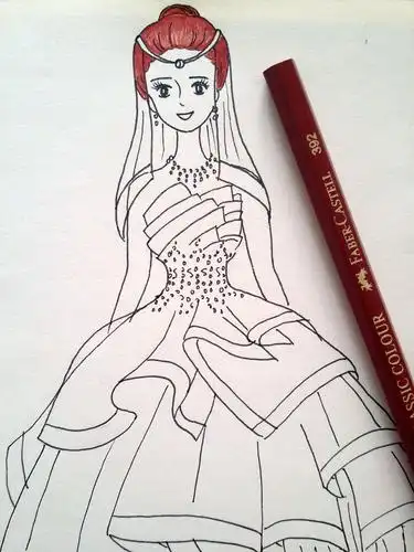 今天已经更新到第十个公主了,画了这么多,你有没有进步呢?