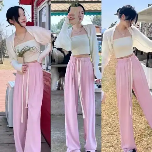 春季"粉色长裤"吸睛利器!