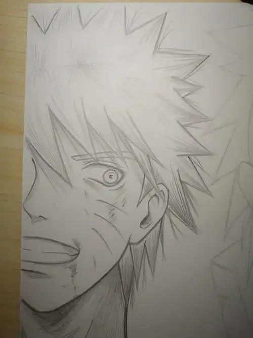 手绘鸣人与佐助