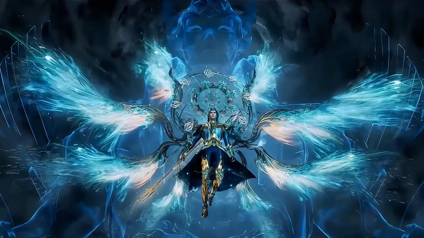 动漫壁纸|《斗罗大陆双神战双神》国漫男神唐三海神高清壁纸