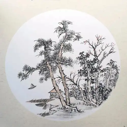 山水画绘画过程打卡