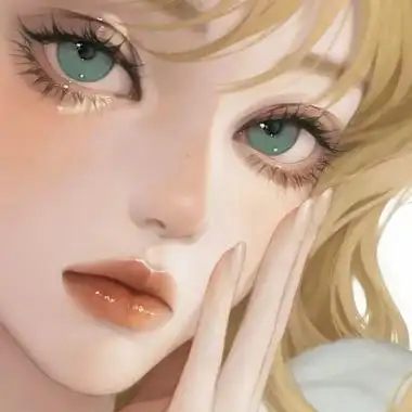 女人味卡通头像二次元手绘精致图片